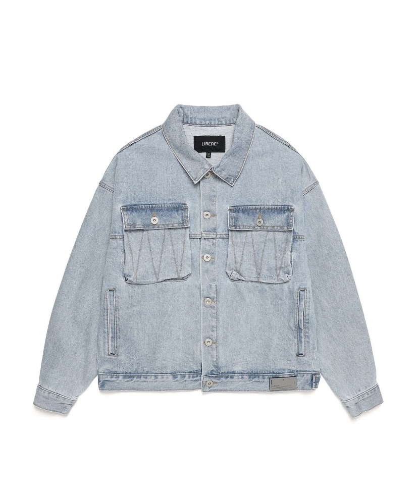 ARYUKU / 【LIBERE】リベーレ / DENIM JACKET ビッグシルエットデニム