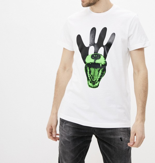 《SALE》30%OFF!【DIESEL】ディーゼル / ドッグTシャツ / WHITE
