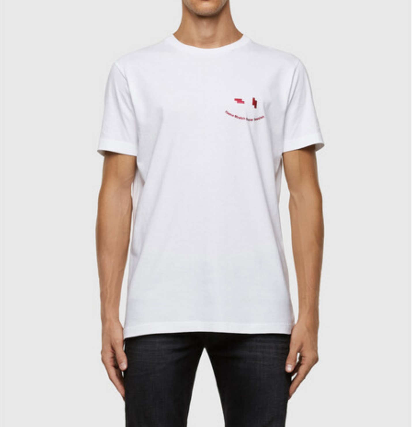 《SALE》30%OFF!【DIESEL】ディーゼル / スマイルロゴTシャツ / WHITE