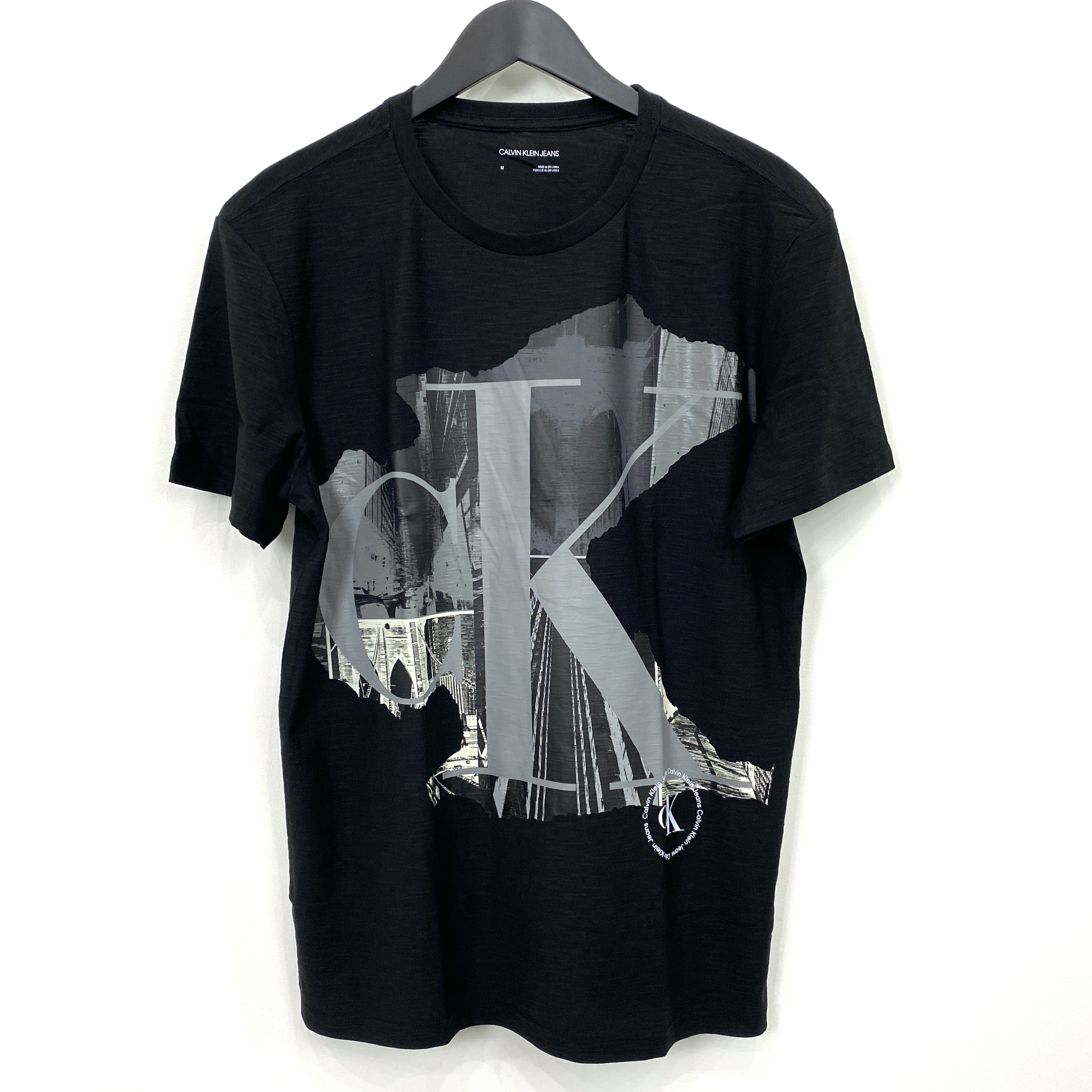 《SALE》30%OFF!【Calvin Klein】カルバンクライン /  フォトプリントTシャツ / BLACK