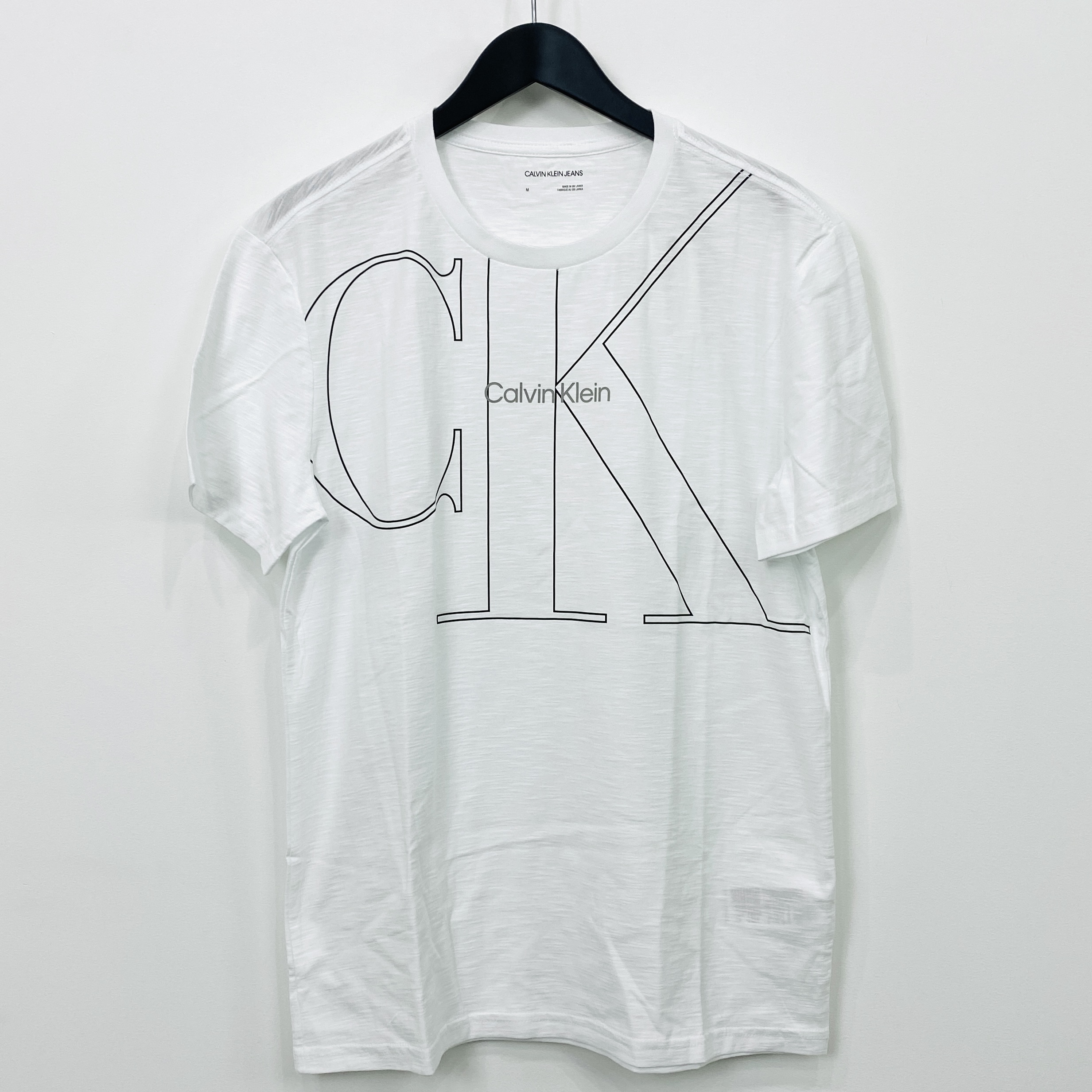 《SALE》30%OFF!【Calvin Klein】カルバンクライン /  でかロゴTシャツ / WHITE