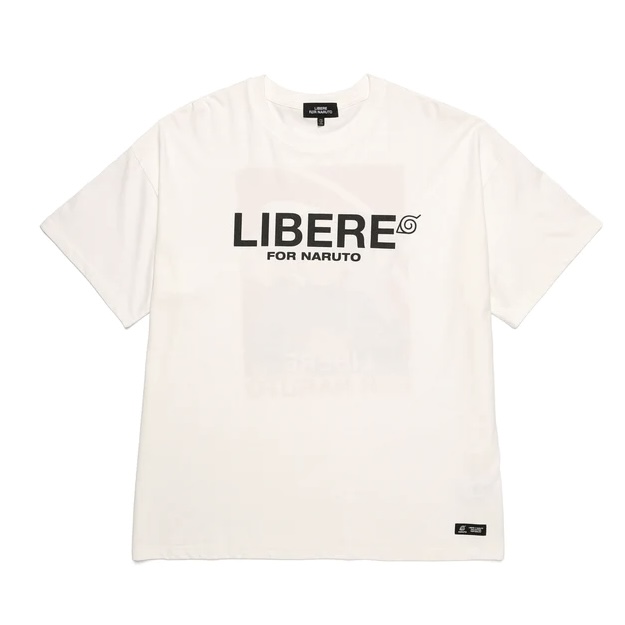 【LIBERE × NARUTO】リベーレ×ナルト / CREW GRAPHIC T-SHIRTS / Tシャツ / WHITE / 限定コラボ