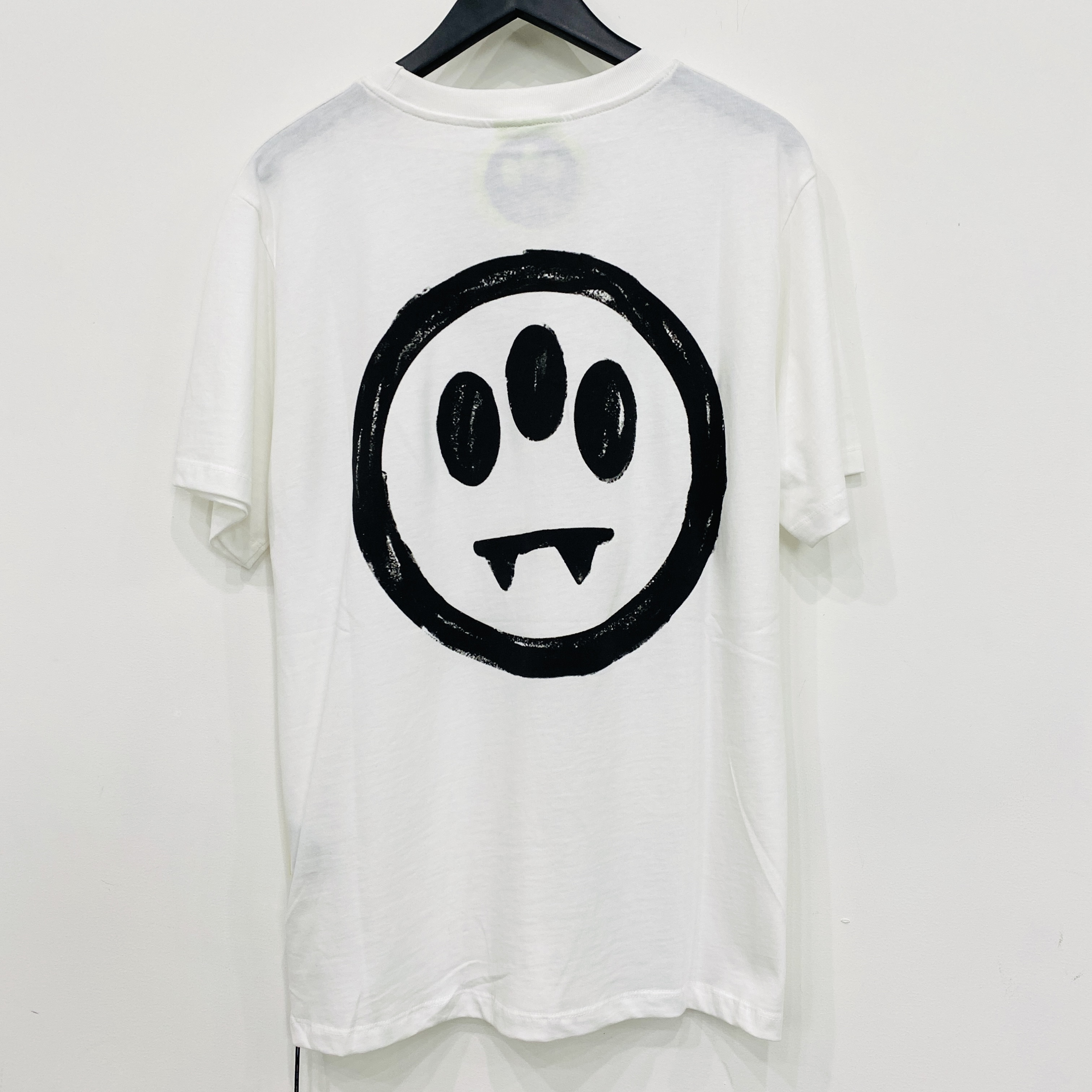 【BARROW】バロー / シンプルスマイルTシャツ / ホワイト