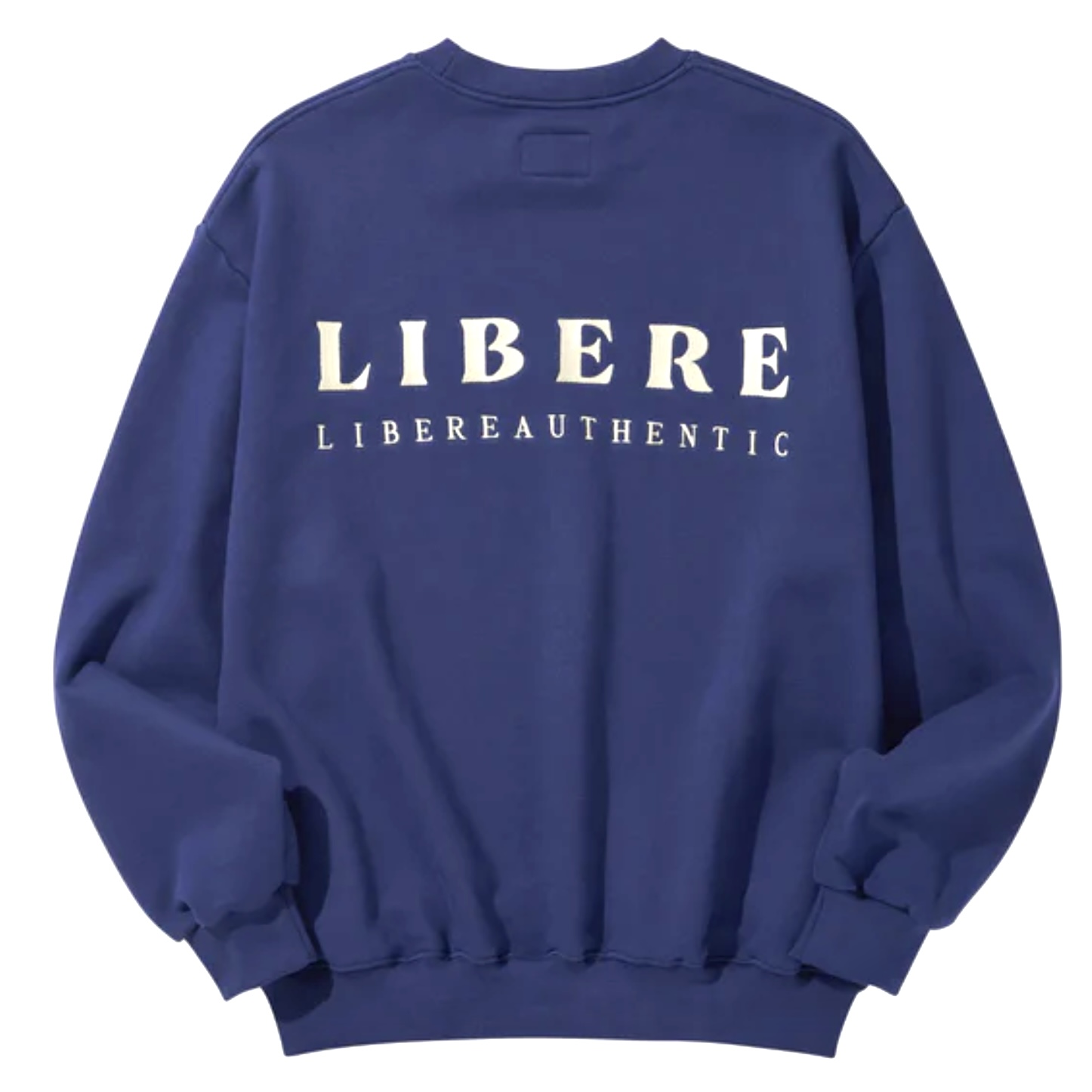 【LIBERE】リベーレ / LOGO SWEATSHIRT / ロゴ刺繍スウェットトレーナー /  NAVY