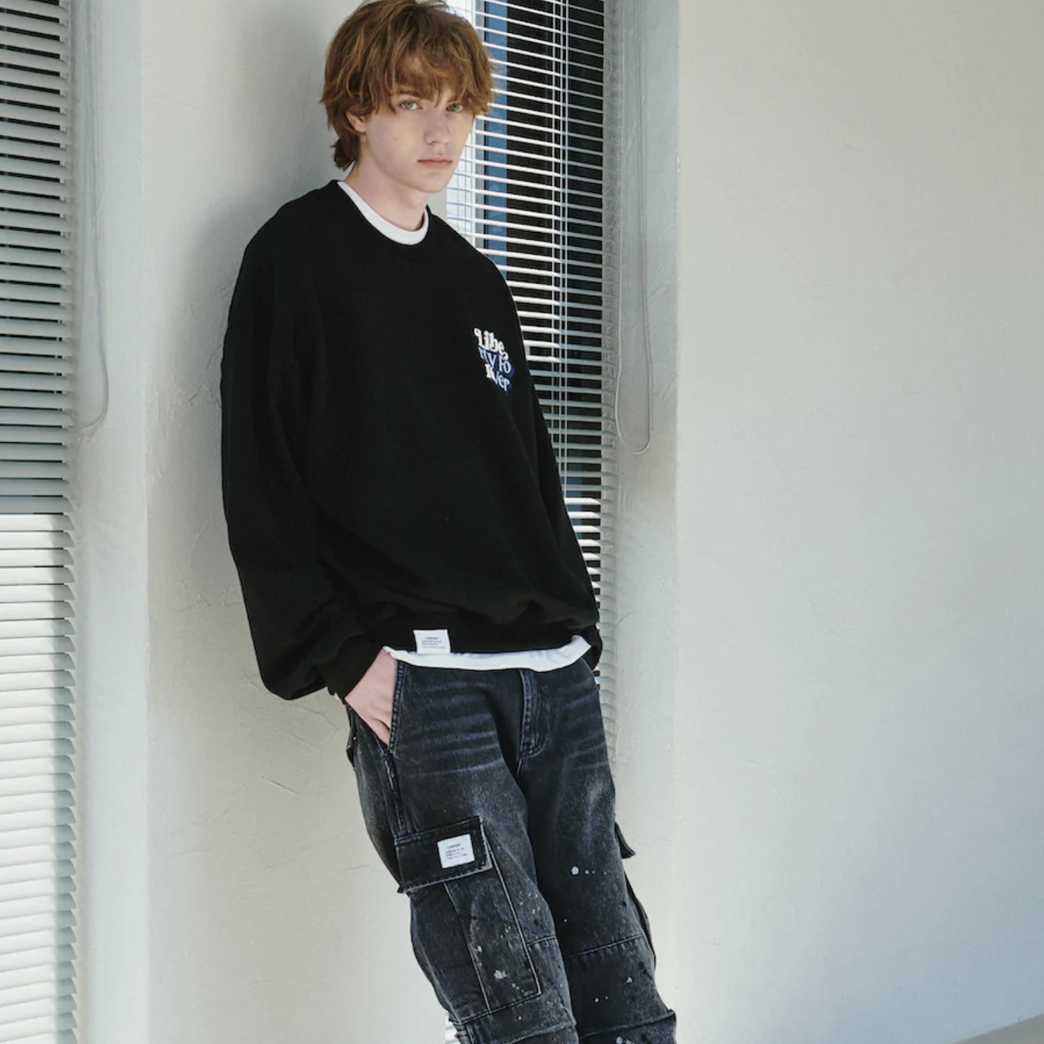 ARYUKU / 【LIBERE】リベーレ / LF LOGO CREWNECK SWEAT / ロゴ